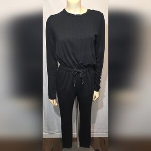 Banana Republic Black Long Sleeve Jumpsuit‎